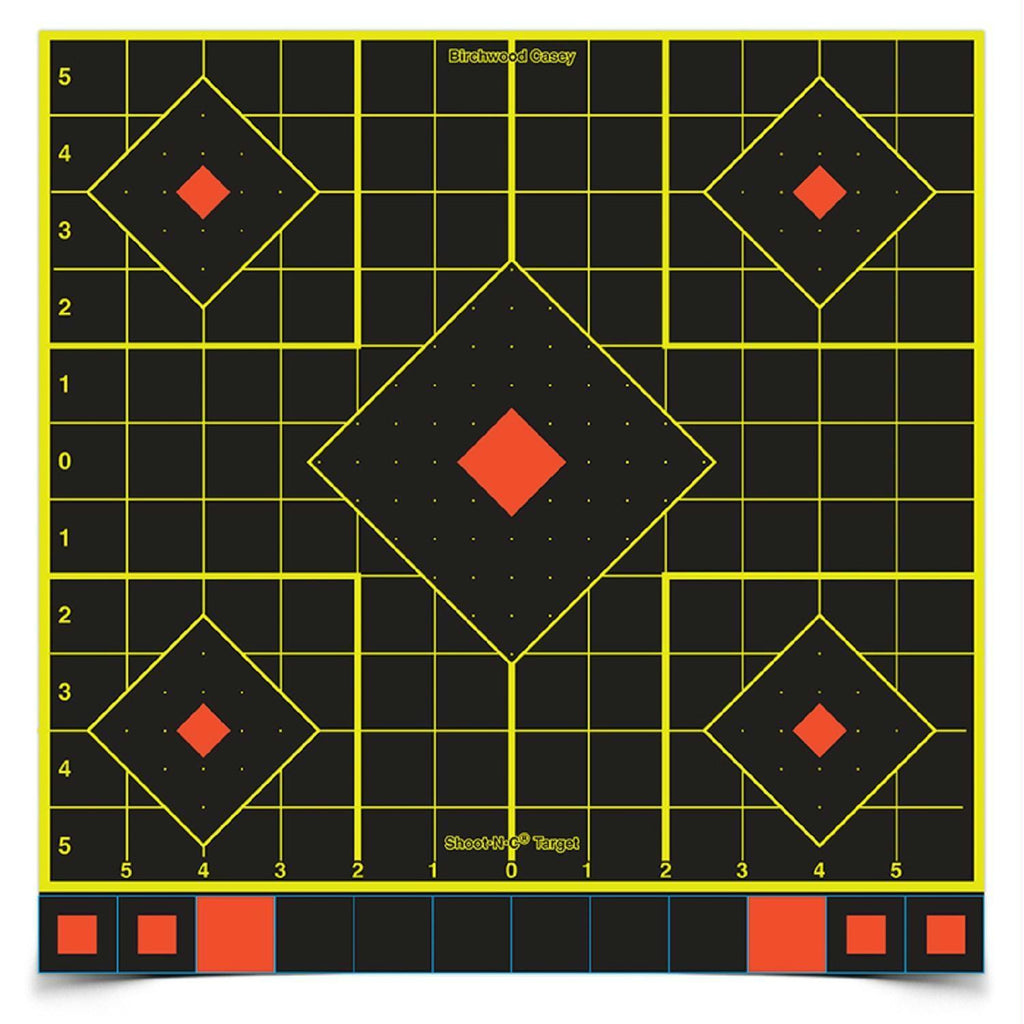 Birchwood Casey Shoot-N-C 12in Sight In Target-50 Sheets