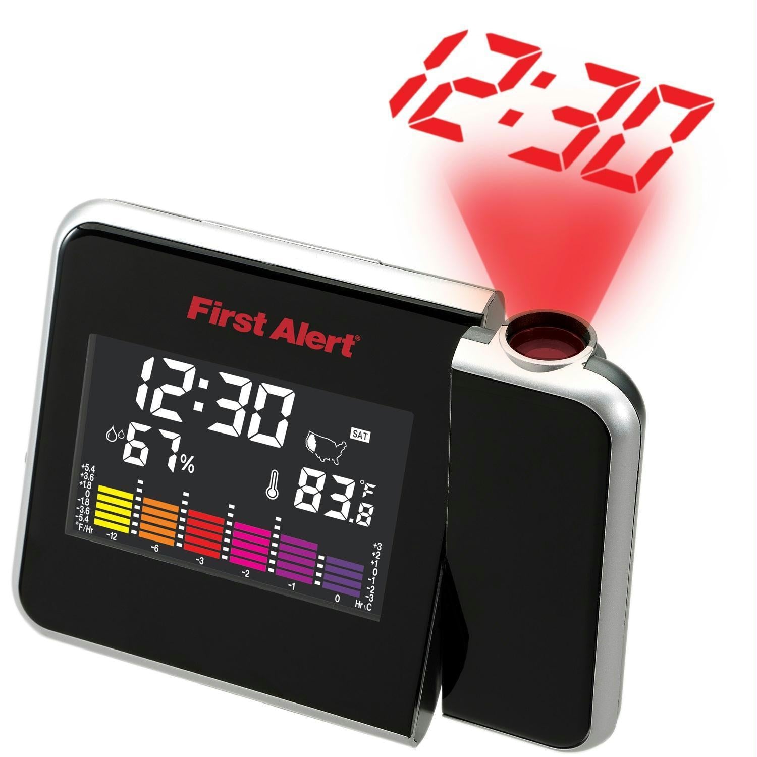First Alert Weather Station Projection Clock