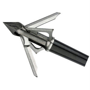 Muzzy Trocar HB Hybrid 4 Blade Broadhead 100gr-1in-1.6in Cut