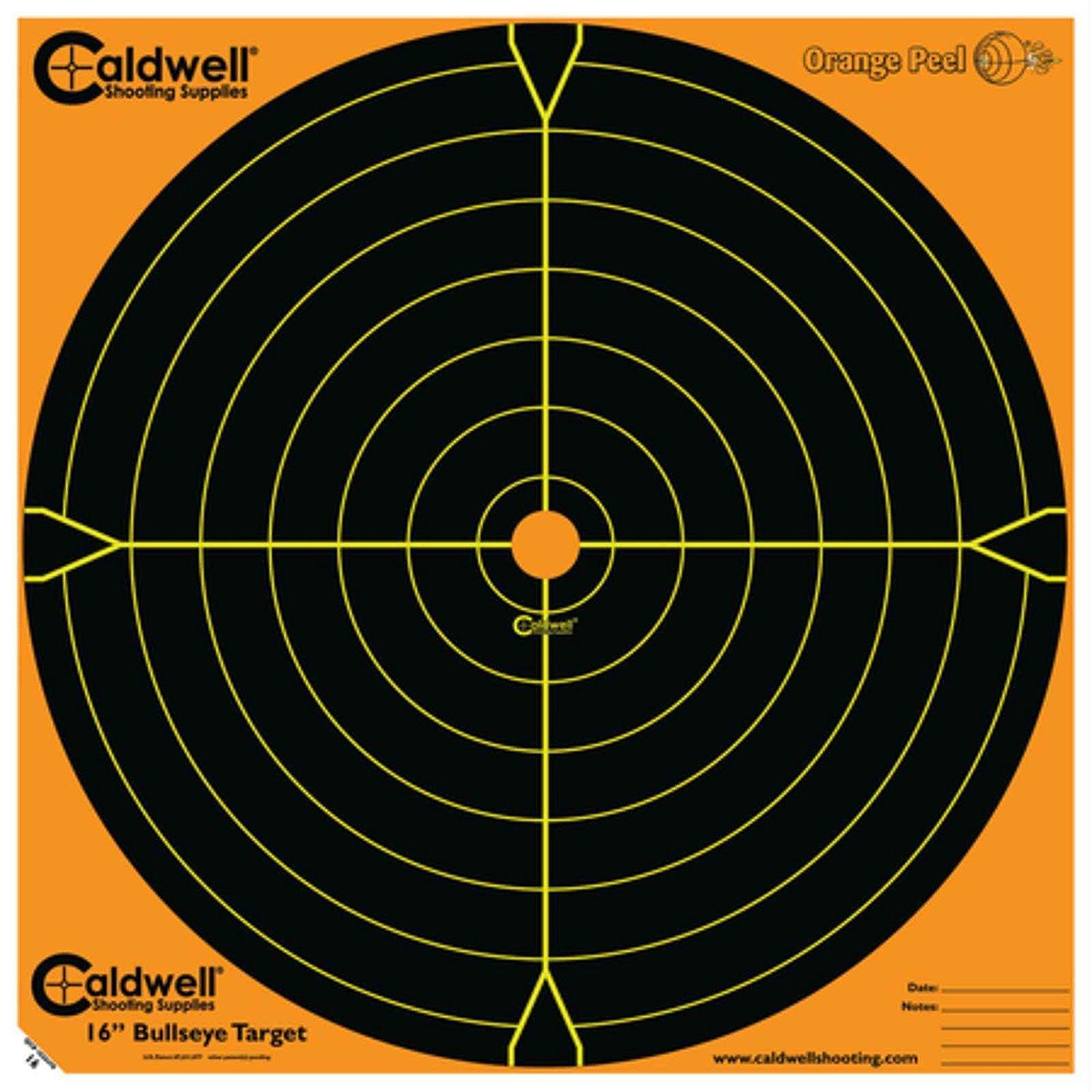 Caldwell Orange Peel 16" Bulls-Eye - 10 Sheets