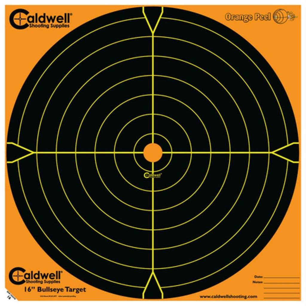 Caldwell Orange Peel 16" Bulls-Eye - 10 Sheets