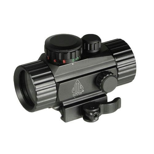 UTG 3.8in ITA Red-Green Circle Dot Sight w-Integral QD Mount