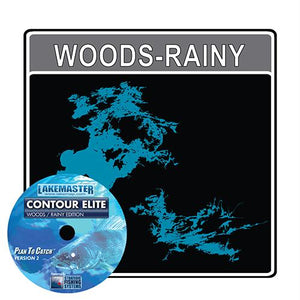 Lakemaster PC Software Contour Elite Woods-RaIny