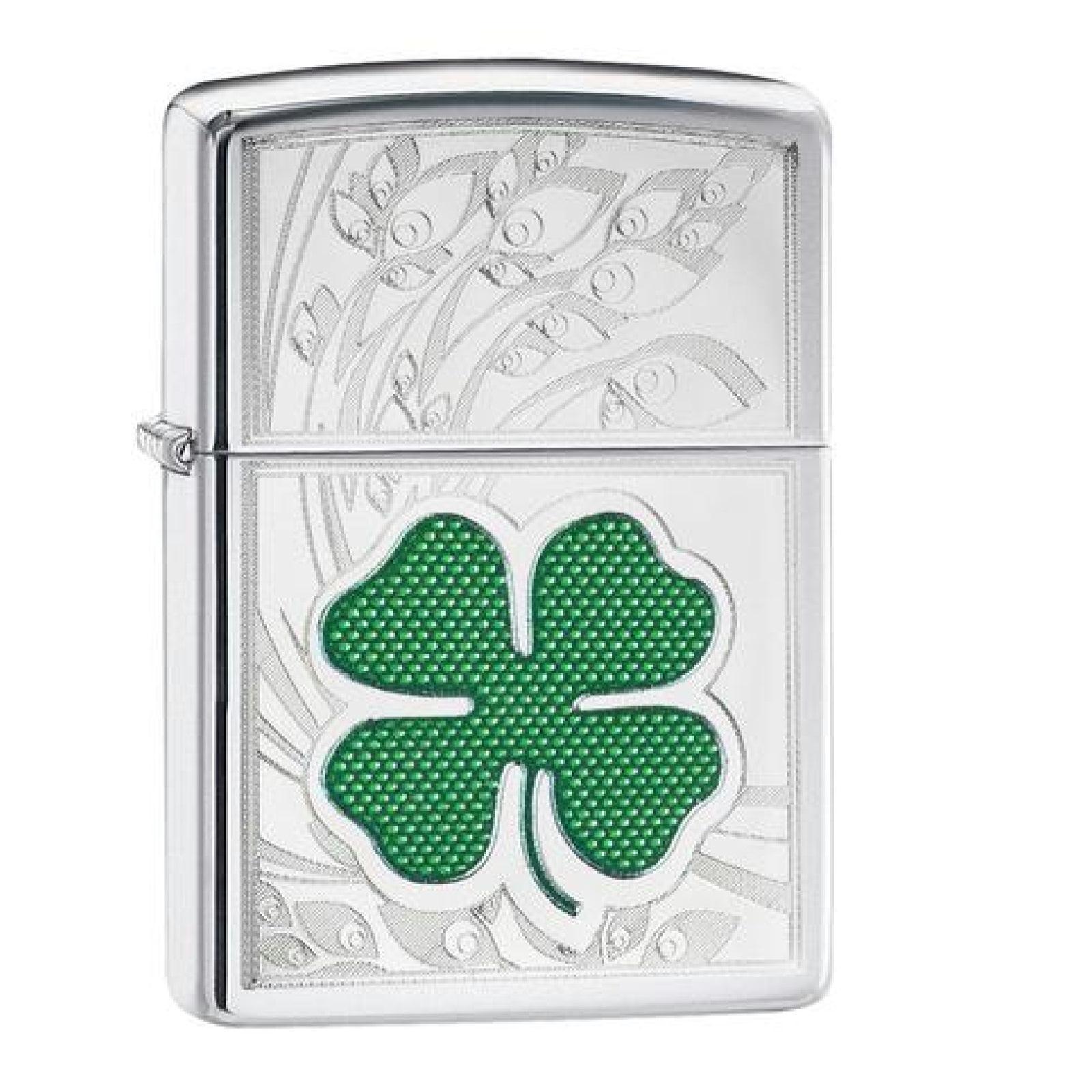 Zippo Clover H P Chrome