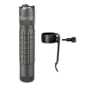 Maglite Mag-Tac CR123 Flashlight, Crowned-Bezel, Urban Gray