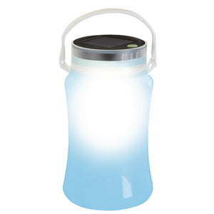 Stansport Solar LED Lantern Storage Bottle-Blue