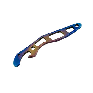 Nemesis Titanium Bottle Opener with 27" Bead Chain