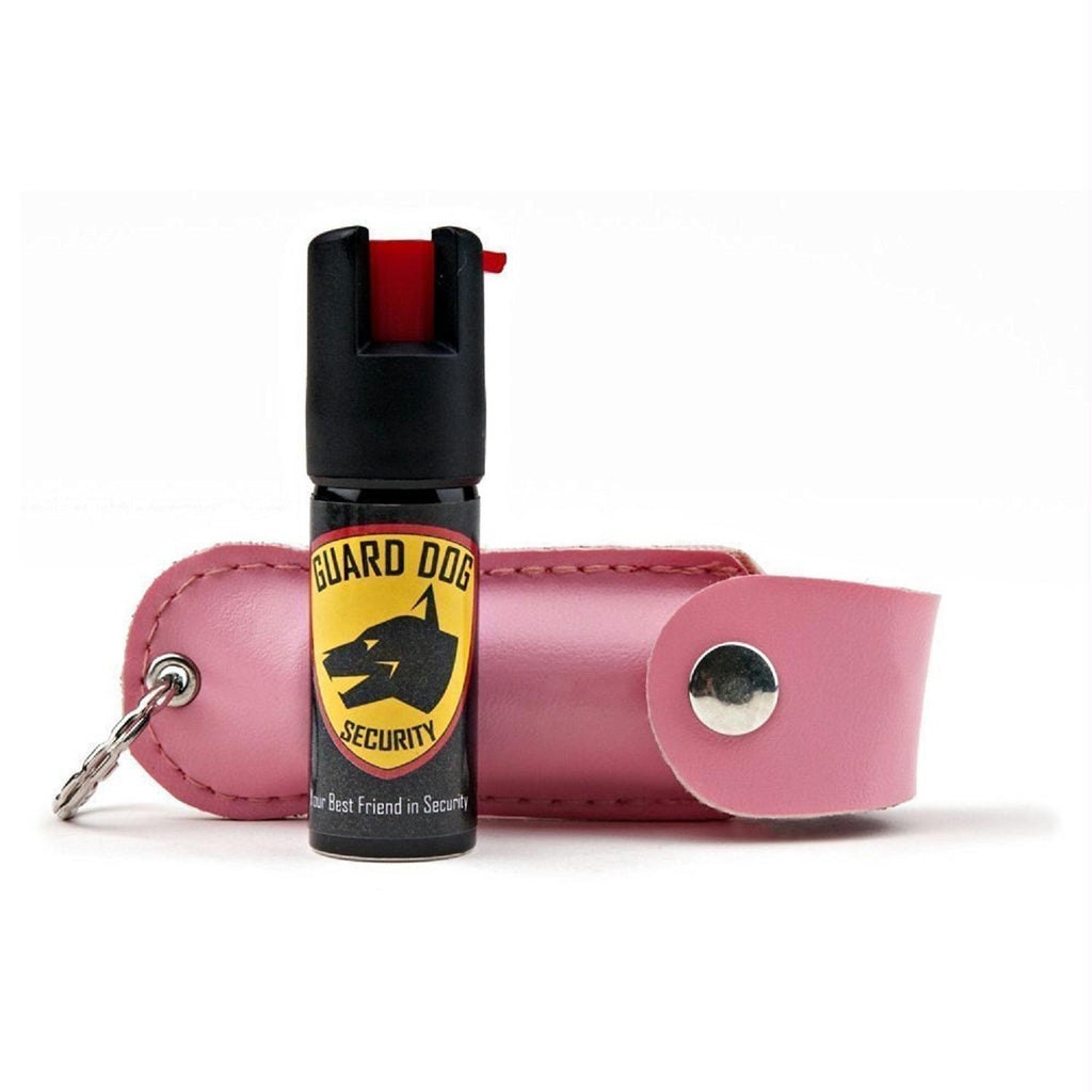 Guard Dog Soft Case Keychain Pepper Spray - Pink