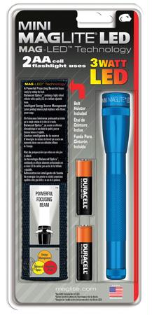 Maglite 2 Cell AA Mini Flashlight Red SP2203H