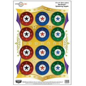 Birchwood Casey PREGAME Star Burst 12x18 Target 8PK